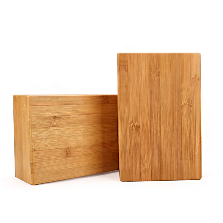 YUANFENG Натуральный Бамбуковый блок для йоги кирпич для йоги печать бамбука на заказ