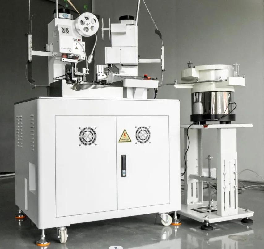 Auto Sleeve Loading Machine Automatic Terminal Crimping Pressing Machine And Sleeves Loading ...