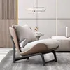 Coffee-colored white-microfiber leather-single chair-scratch-res