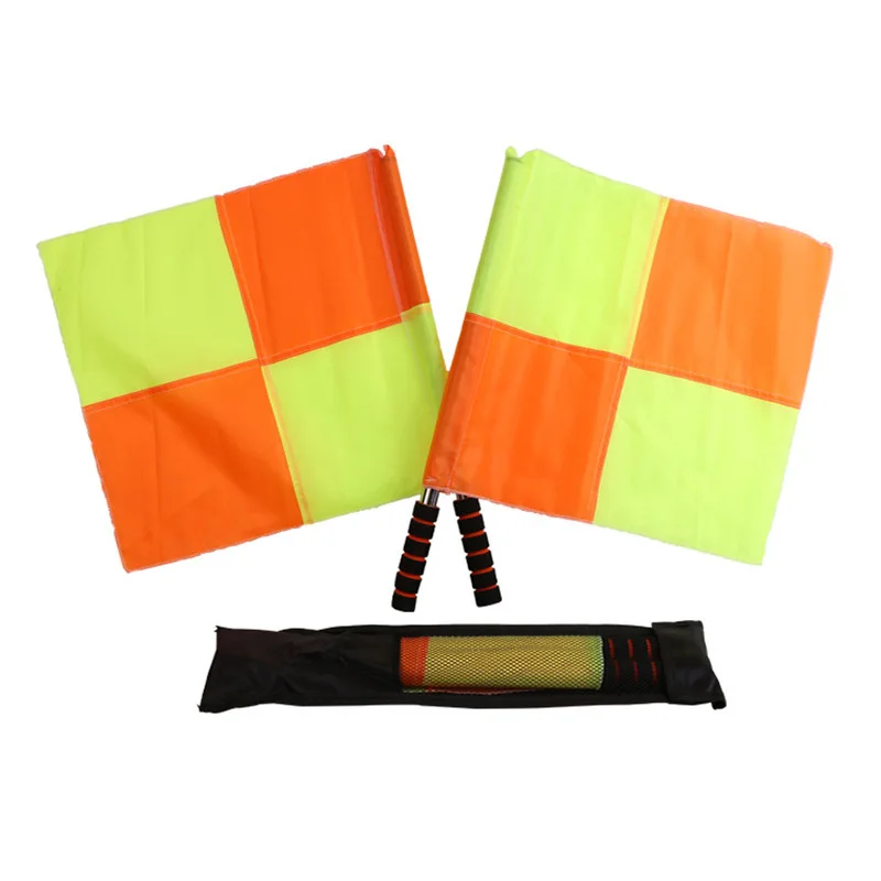 Soccer Command Flags Football Referee Communication Hand Flags Football ...