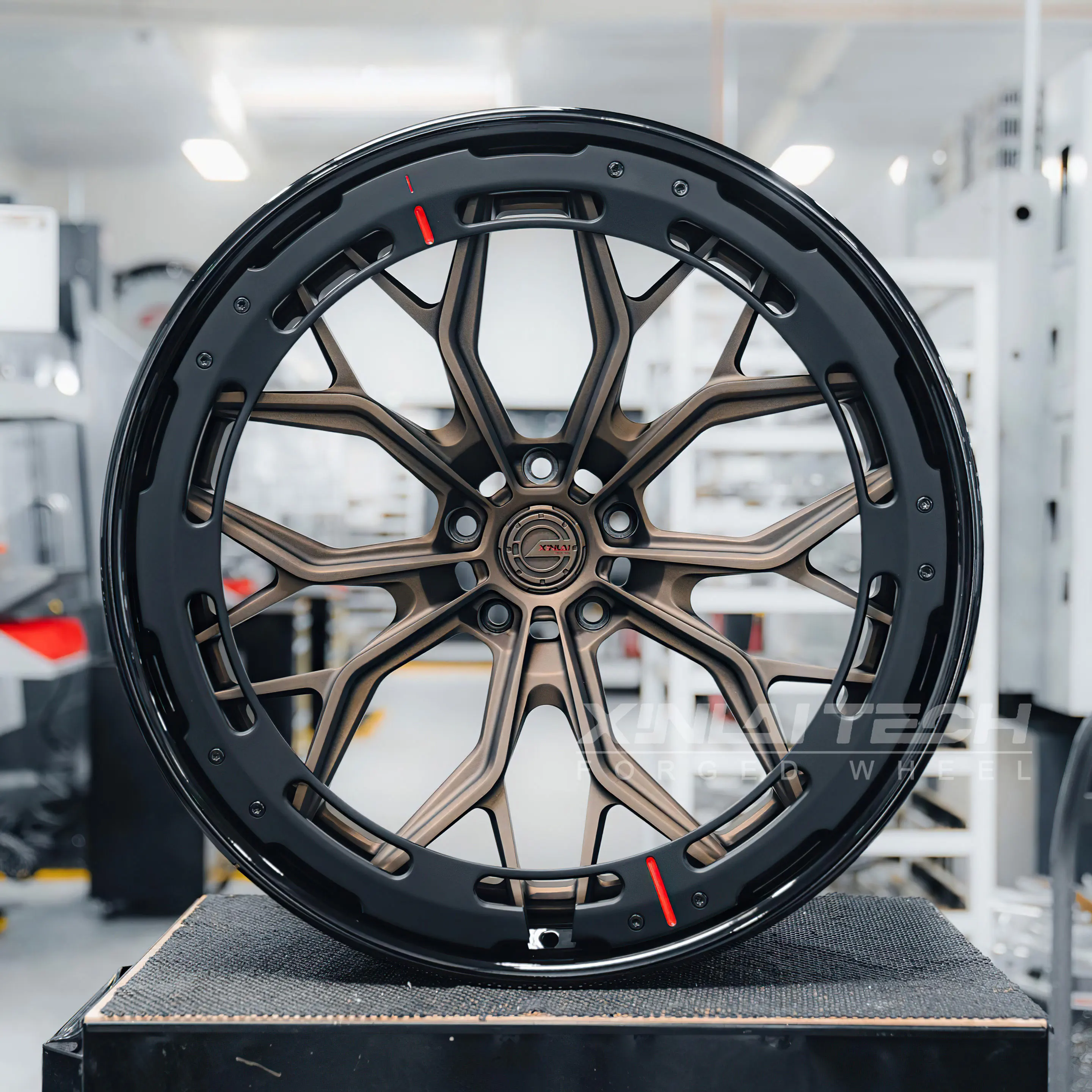 XL Bronze Finished 2 Piece Forged Wheels 5x112 5x114.3 5x120 for BMW M3 M4 M5 Mercedes Benz C63 E63 Audi RS5 RS7 Wheels Rims - Image 2
