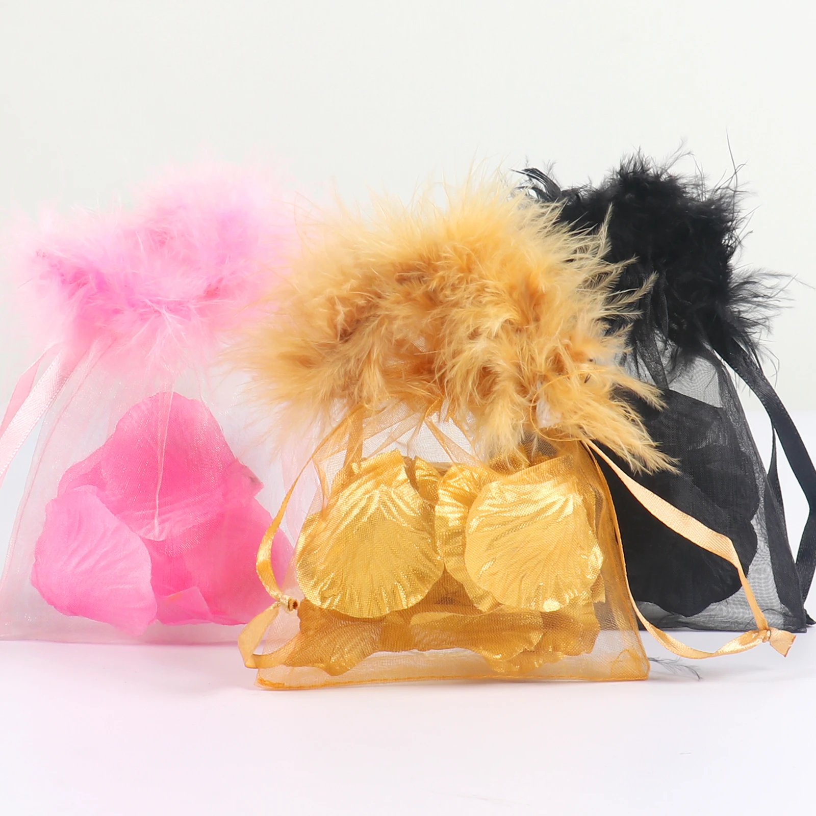fluffy organza bags