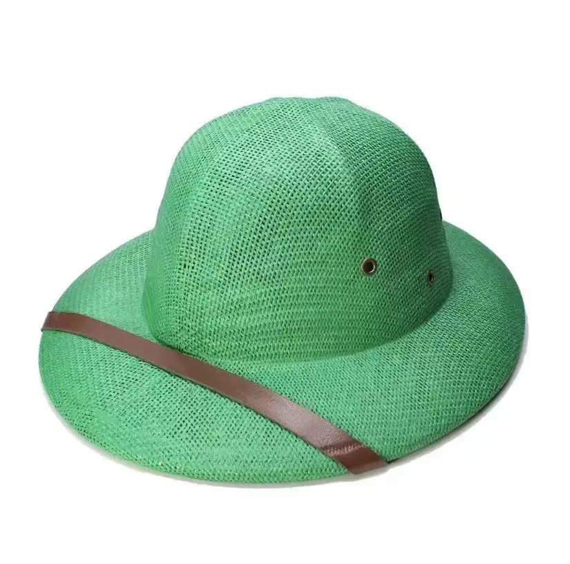 Wide Brim Pith Cap Vtg M6 Full Brim Hard Hat Safari Helmet Pith Style