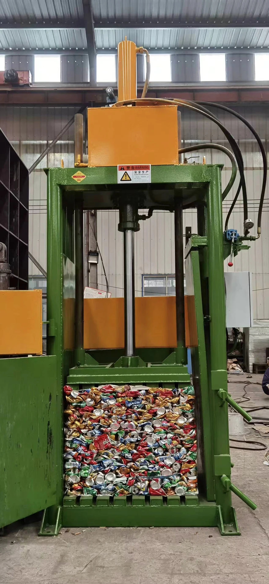 99% Separation Rate Mini Square Baler Balers Cement Bag Compactor