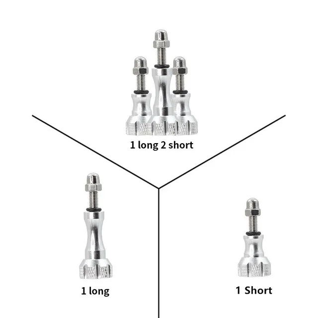 Hongdak Factory Price Go Pro Camera Accessories Knob Bolt Nut Screw Long Thumb Screw