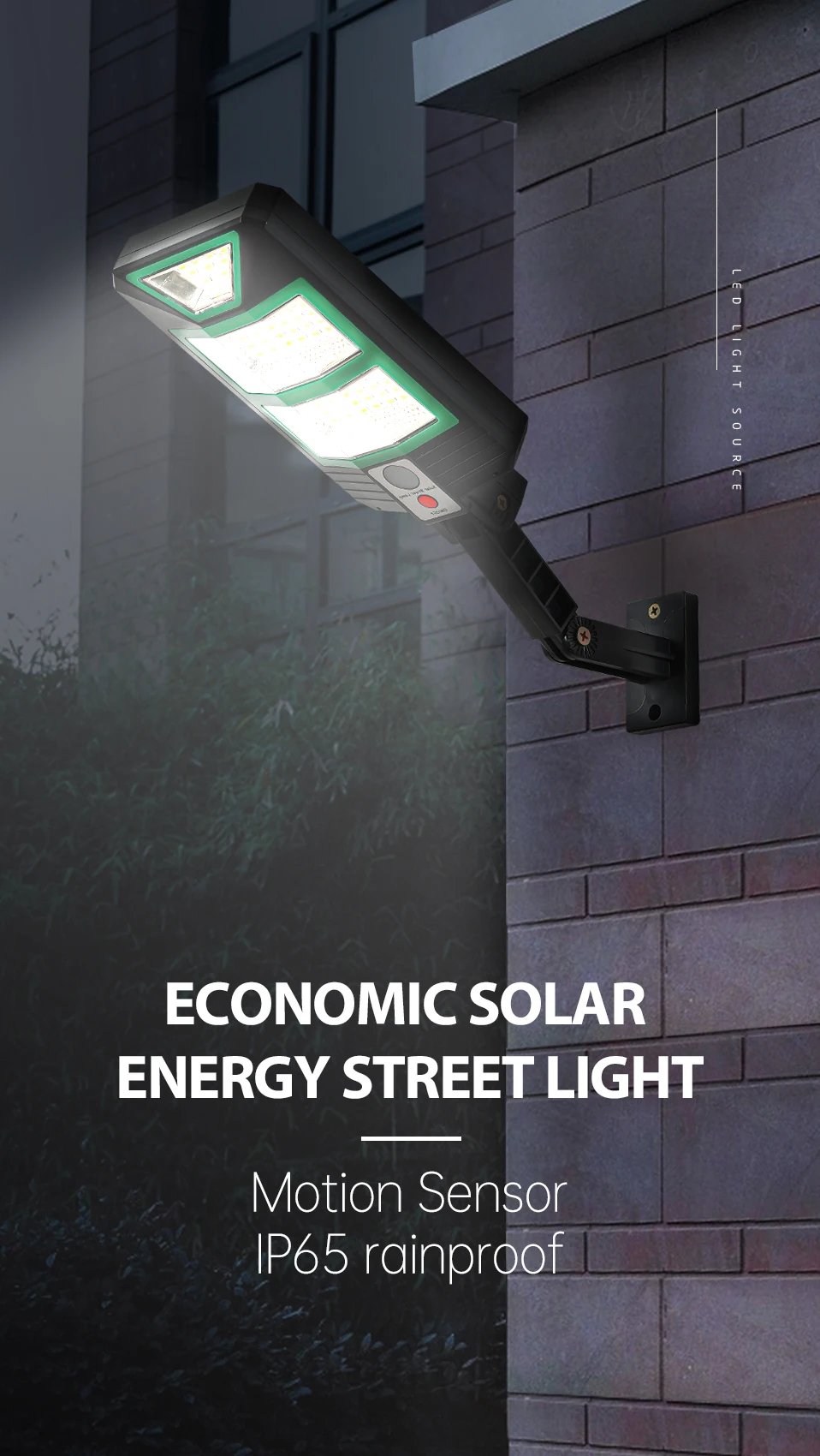 Factory Direct Road Lamp Integrated Outdoor All In One Solar Street