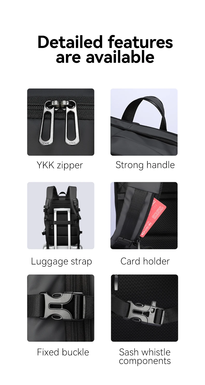 Laptop Backpacks Black Backpack Bag Waterproof Anti Theft Backpack For ...