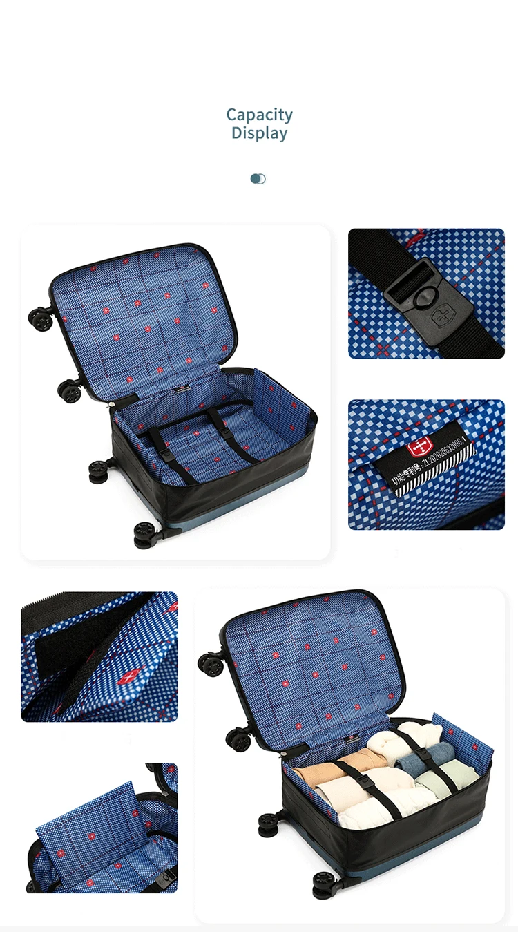 2023 New Design Hard Shell Foldable Durable Lightweight with 4 Spinner ...