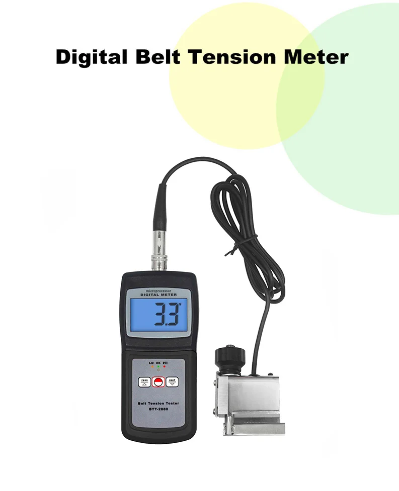 Btt2880 Digital Tension Detector For Testing Tapes Wires Belt Tension Gauge With Rs232c