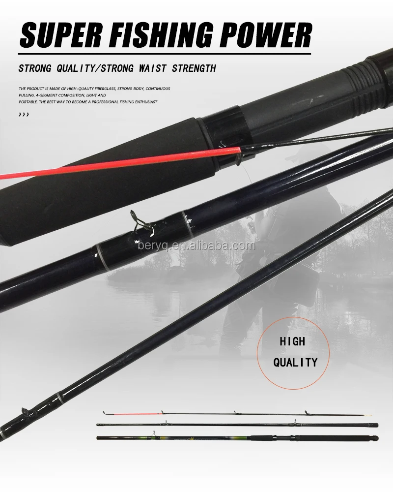 Beierya Model 1.5m-3.6m 3 Sections China Jigging Rod Carbon Fiber ...