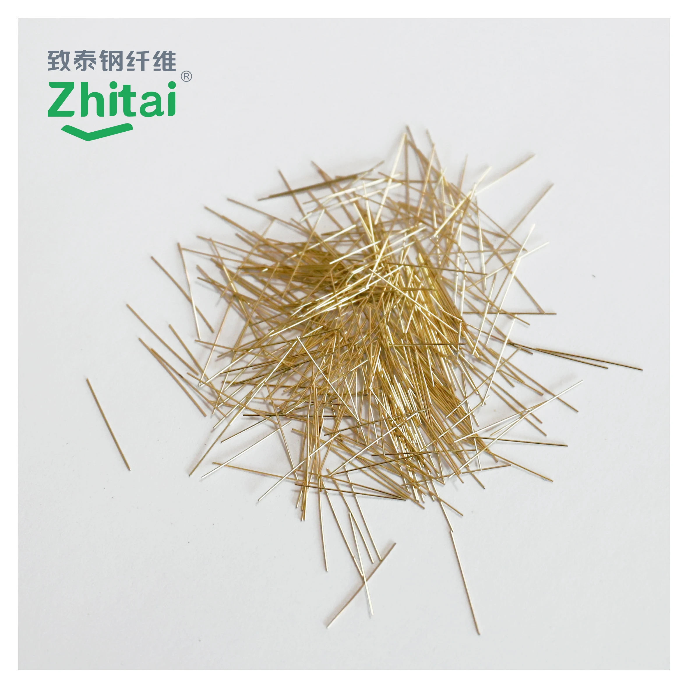 Железобетонное усиление UHPC микро Латунное Стальное волокно с