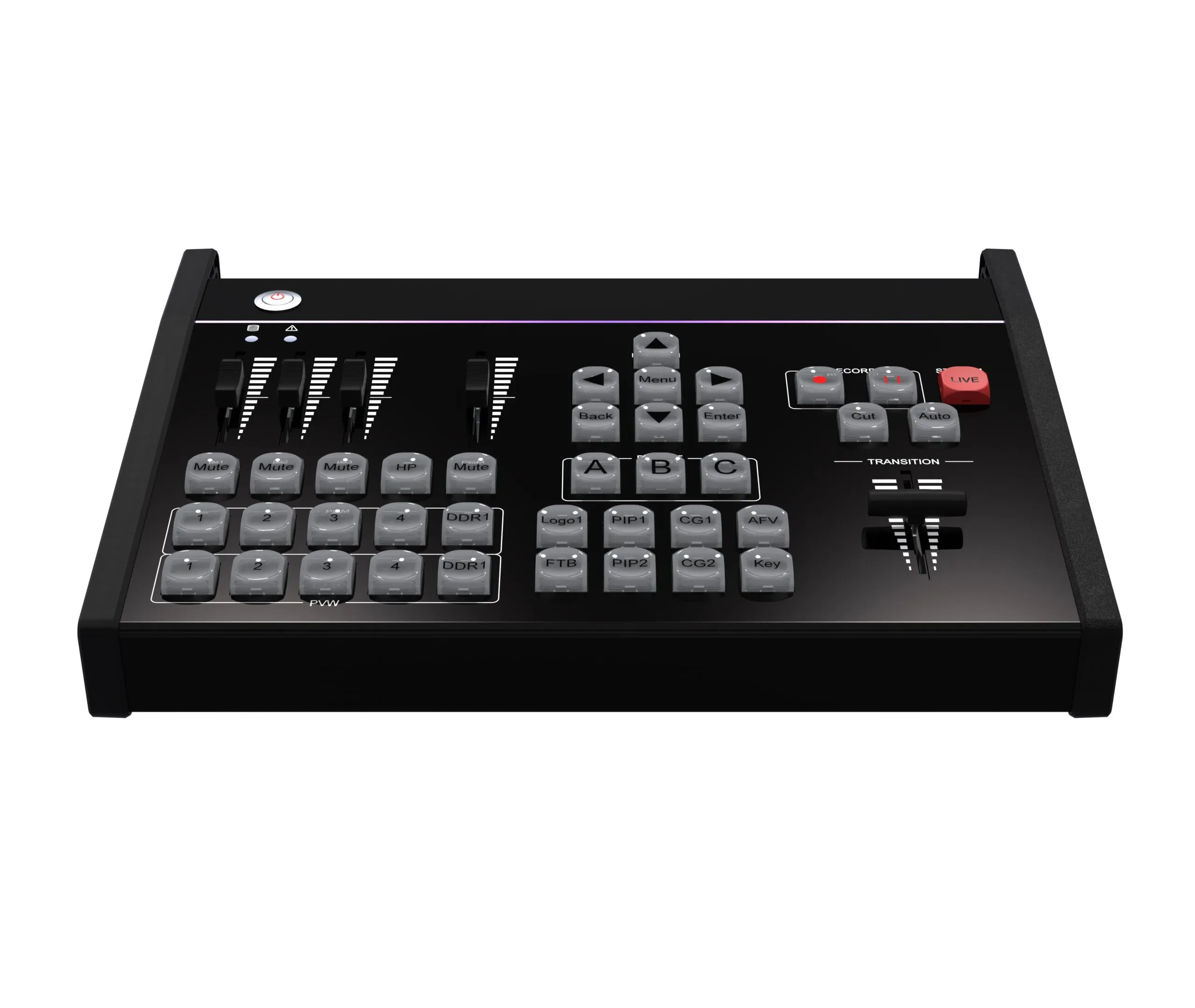 4K Video Switcher for Multi Cameras Live Broadcasting Recording