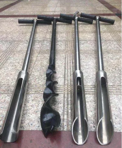 High Quality Test Equipment - Stainless Steel Clay Soil Auger Sampler