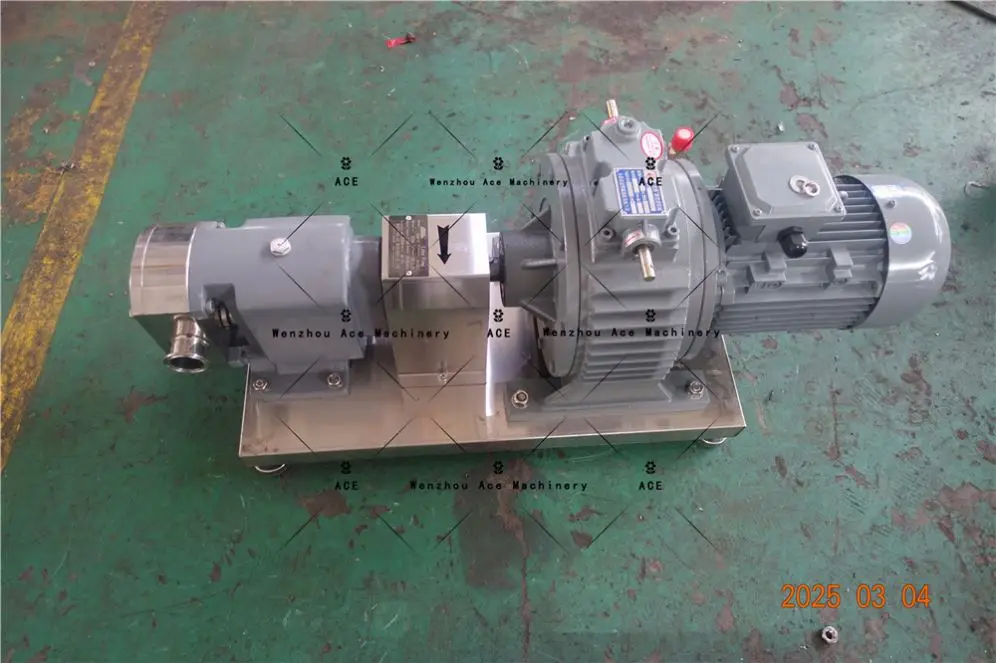 Transfer Pumps for Toothpaste Soap Shampoo Liquid Detergent Shower Gel Bathing Cream Chemical Raw Material Rotary Lobe Pump 3Rp