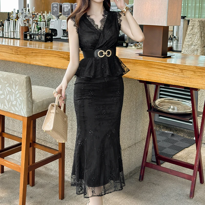 ladies sparkly party dresses A-line Sparkly Sequin Shiny Long Gorgeous Glitter Modest Party Women E –  bridalsew main image 1