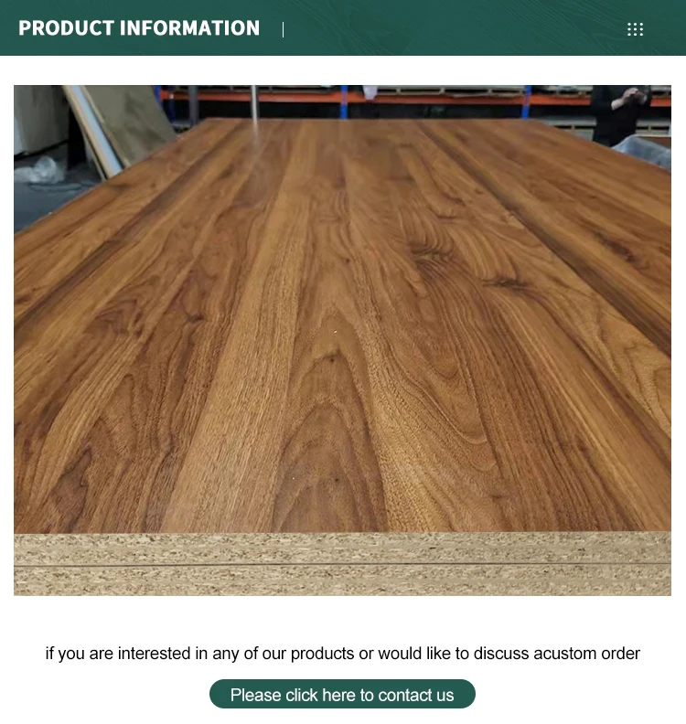 factory direct sales 6mm white melamine double faced chipboard