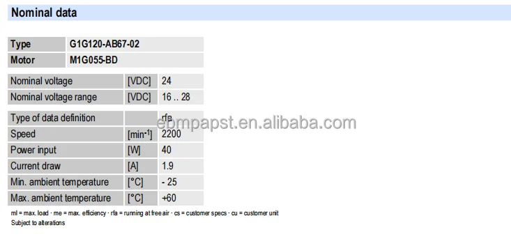 Centrifugal Fan, G2E085-AA01-01, 230V, 30W, 50HZ - detail 6