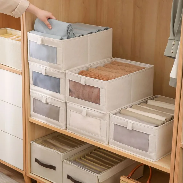 Japanese Home Organizer Breathable Storage Wardrobe Divider Large Capacity Coat Stand Elegant and Practical for Home Use