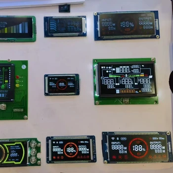 Custom 7 Segment LCD Display Combined With Custom LCD Display for Fitness Equipment Vending Machines