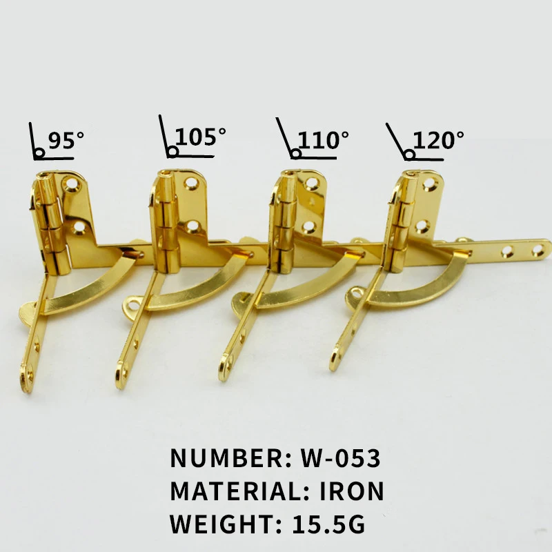 Spring Hinges for Jewelry Box Hinges Hardware Accessories Jewelry Box Fitting Supports Quadrant Hinges