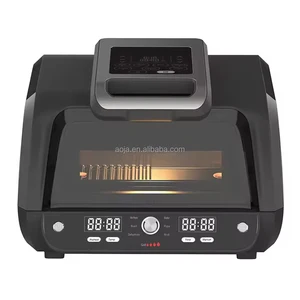 Smokeless Indoor Grill air Fryer with Digital Touch Control Nonstick Smokeless Air Fryer Grill