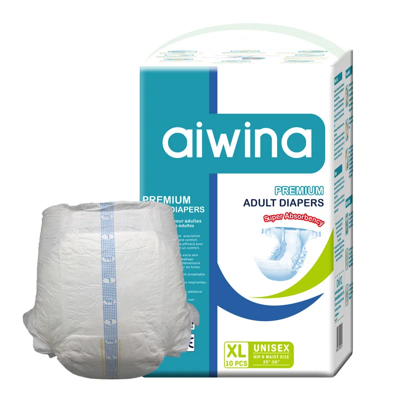 AIWINA extra Large 5xl Single Tape Hygiene Economic c Grade Adult Diapers Loose Australia for Adults Man