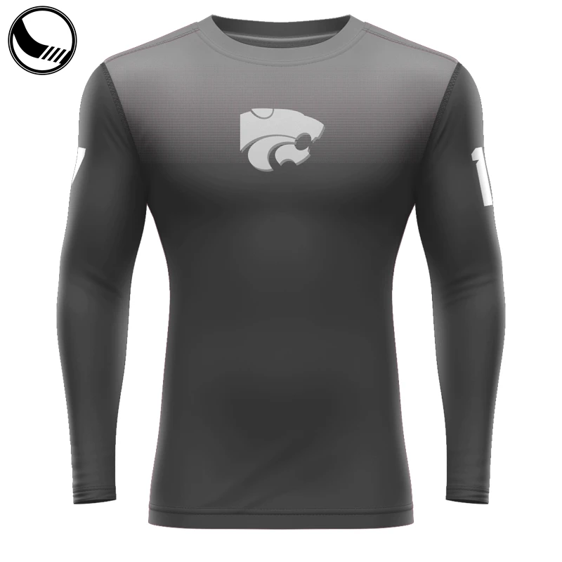 Private Label Unisex MMA Rash Guard Manufacturer-Spandex/Nylon Quick Dry