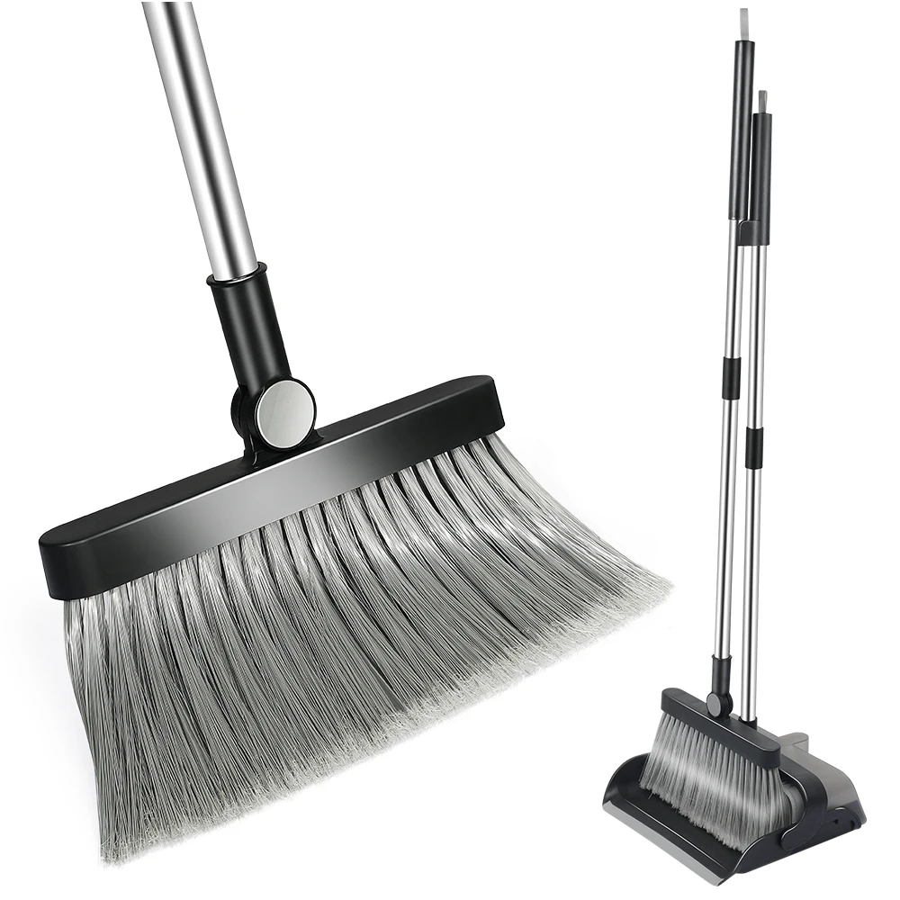 Broom And Dustpan Set With Long Handle Heavy Duty Stainless Steel Dustpan With Broom Upright Broom Dustpan Combo Shopsbc8454 I.40199556 - View #9
