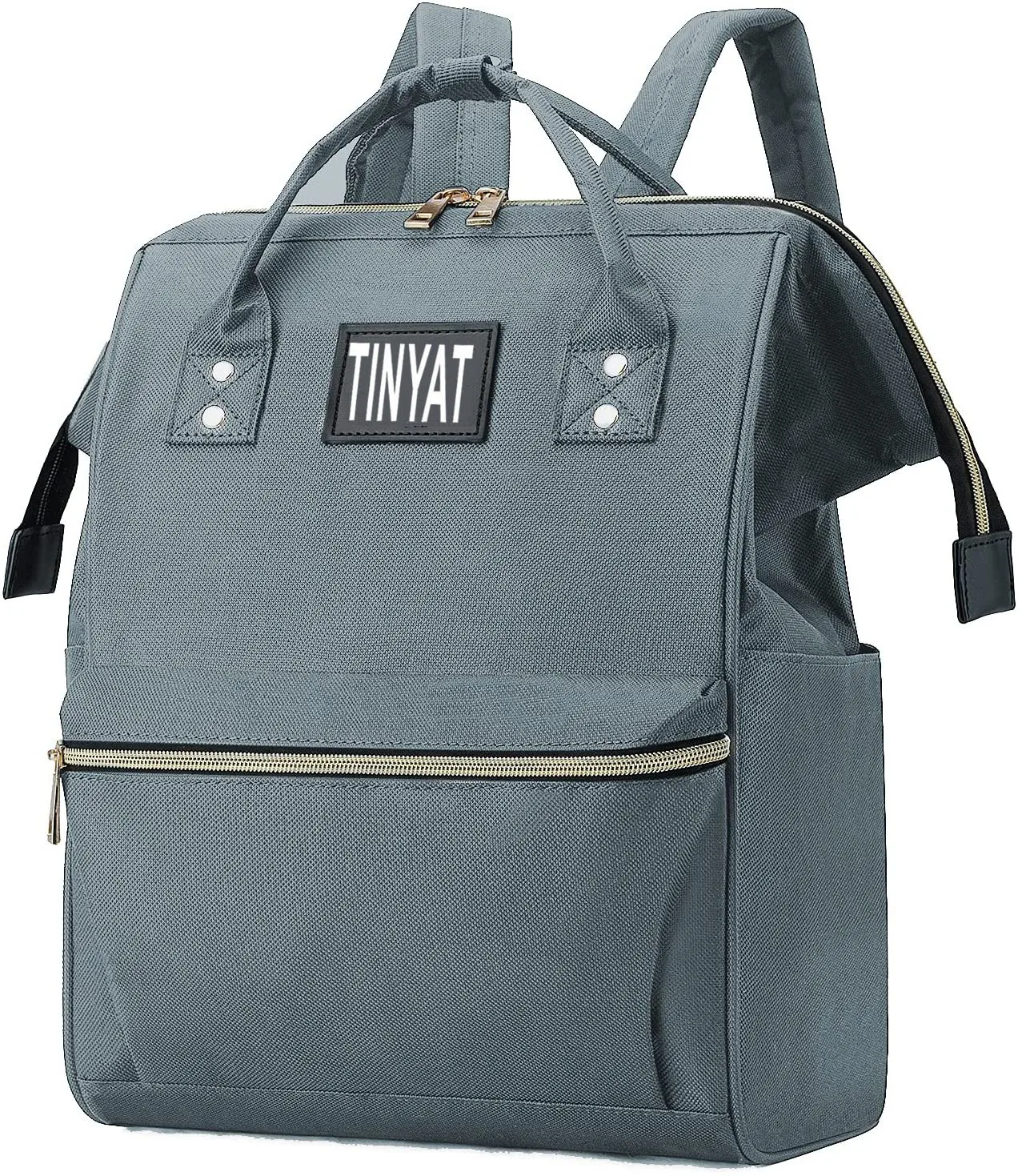Tas Ransel Kasual Pria/Wanita Tas Ransel Laptop Wanita Kapasitas Besar Gaya Kampus/Kuliah/Perjalanan