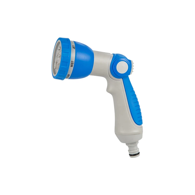 Garden Hose Nozzle and Spray Nozzle Details about   Adjustable Water Gun 8 Spray Patterns 