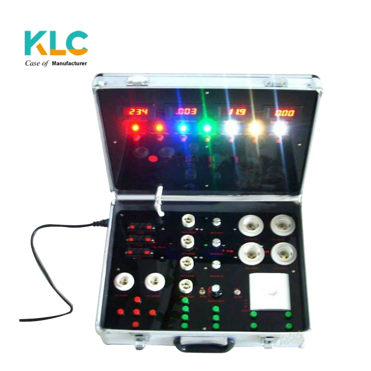 Top Quality Aluminum Led Demo case Hard case Suitcase Aluminum Trolley case