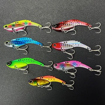 New Cheery Vib Fishing Lure Fast Sinking Hard Saltwater Metal Blade Durable Silicone for River and Stream Fishing – Soft Lure – view 3