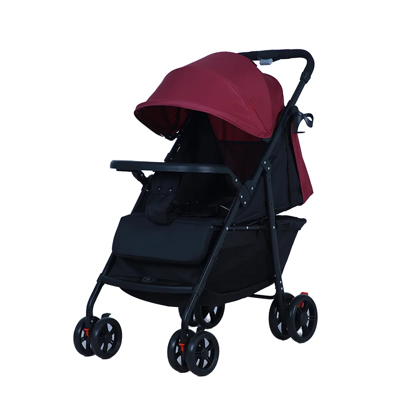 2-in-1 Four-Wheel Foldable Baby with Lovely Design Convertible Pram and Stroller 1