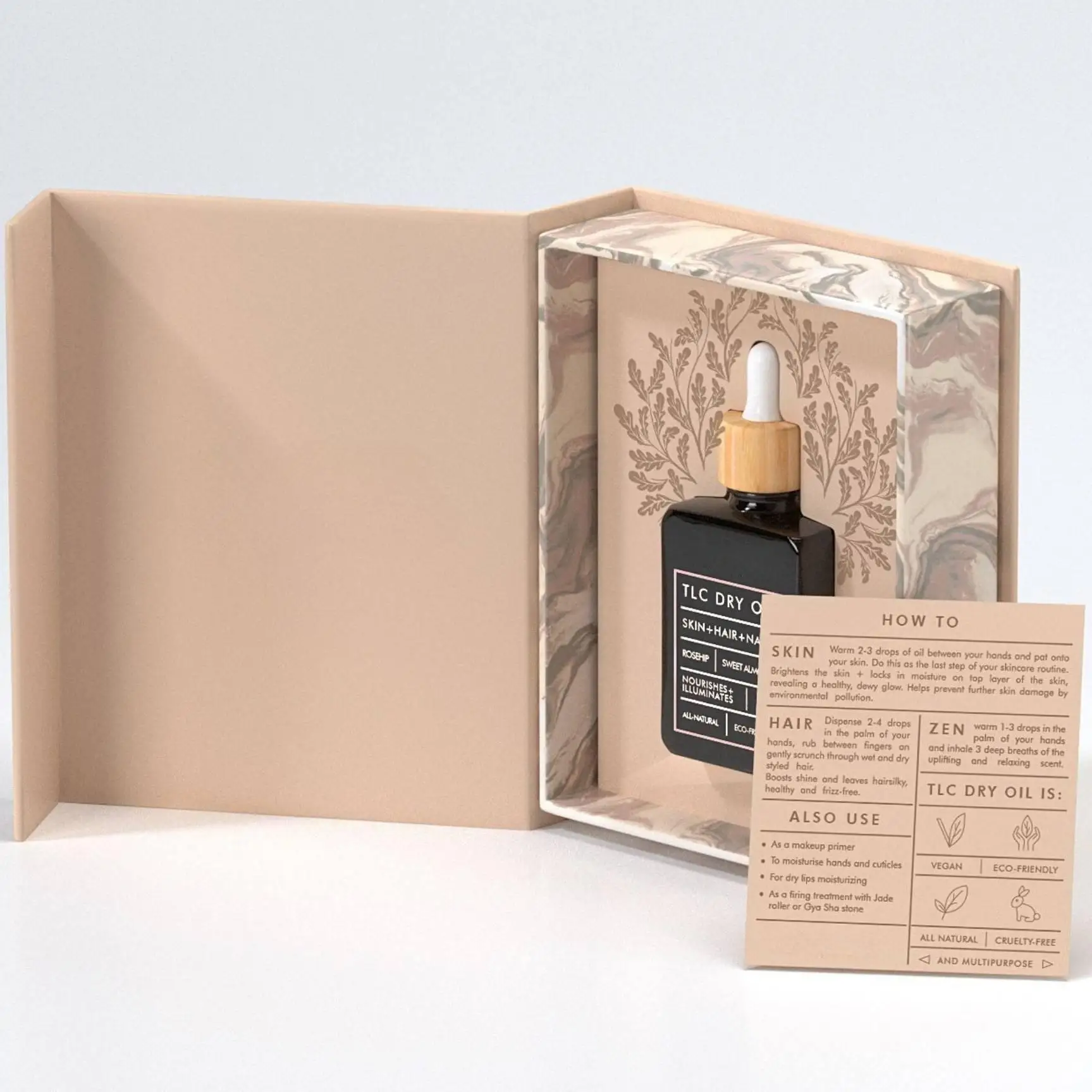 Custom Logo Luxury Face Serum Skin Care Cosmetic Packaging
