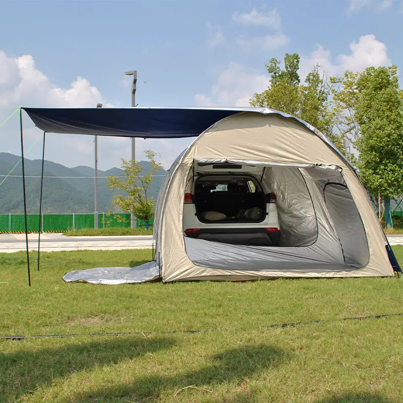 2-Personen-SUV-Zelt fr Camping Easy Set Regenschutz und Kofferraum zelt  fr SUV Heckklappe Outdoor Adventures