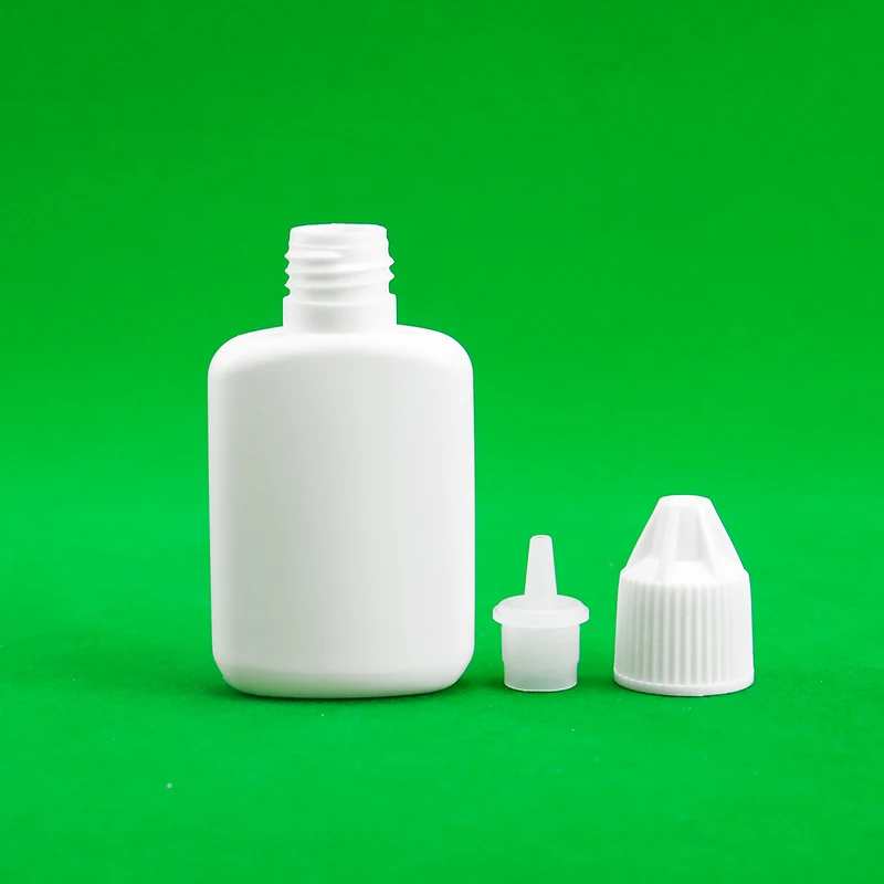 5ml HDPE dropper plastic bottle with screw cap for Eyelash, eye drop, glue or nail polish