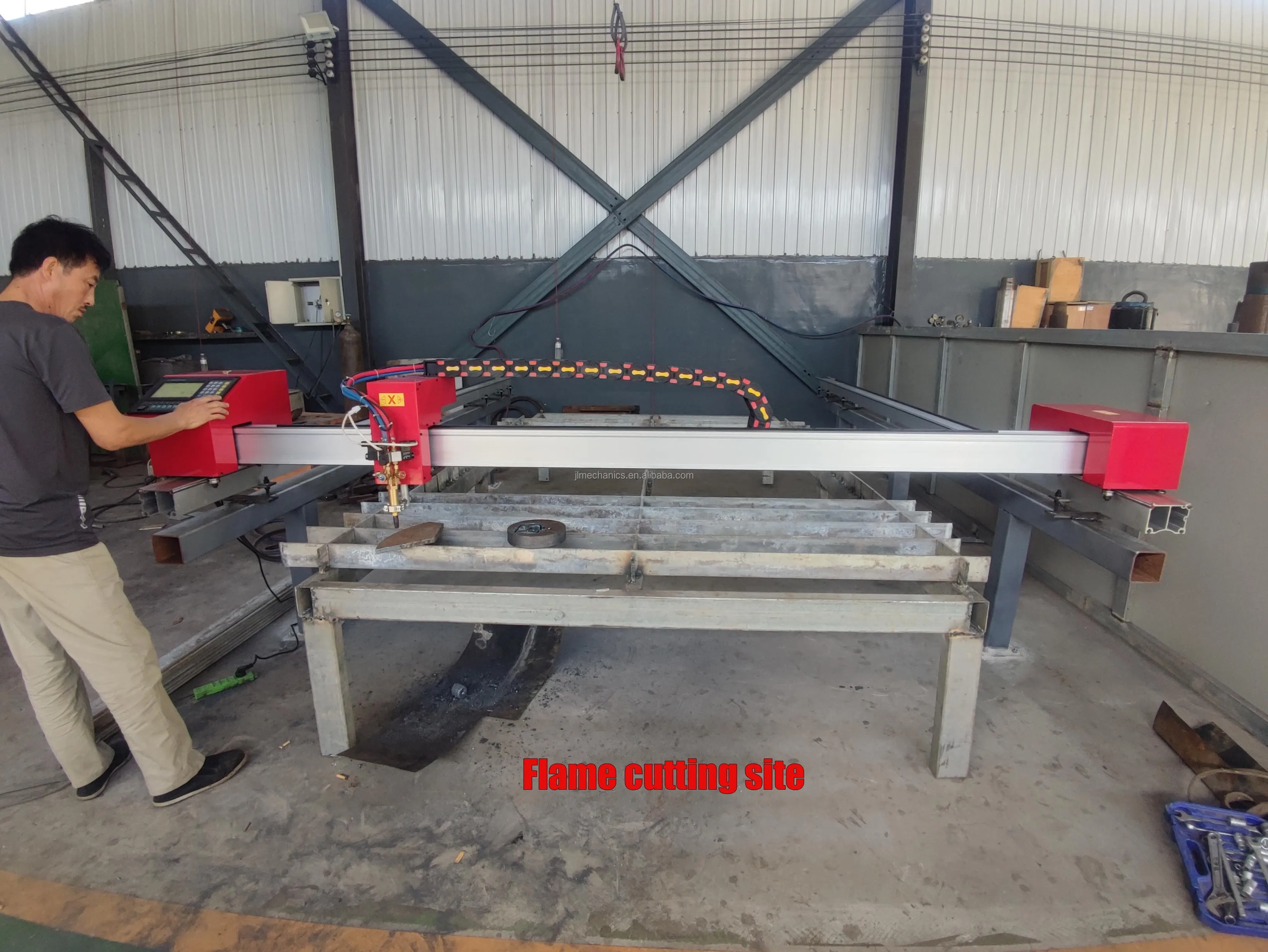 Customizable Gantry CNC Plasma Cutting Machine for Metal, 15kW Portable Compact Design with AutoCAD Compatibility