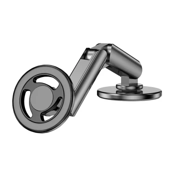 2025 New Technology Magnet Cell Phone Holder Strong Magnetic Folding Car Mount with 360 Degree Rotation Desk and Truck Usage