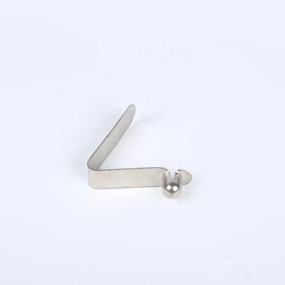 V-shaped Single and Double Touch Buttons, Stainless Steel Spring Clip Stainless Steel Fastener Spring