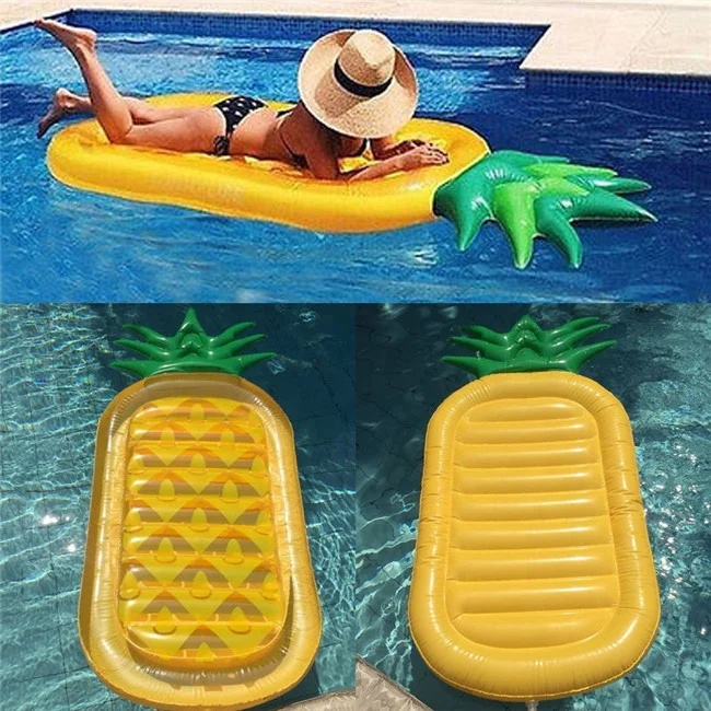 New Design Inflatable Pineapple Floating Raft Pineapple air Mattress
