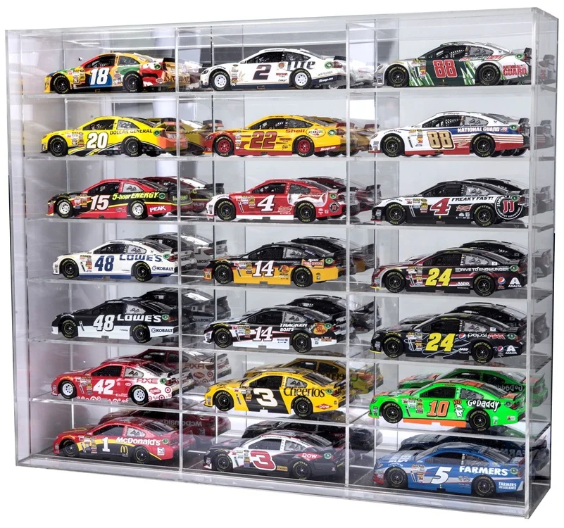 Lockable Rotating Jewelry Displays Rack Case Showcase Acrylic Display Stand Box With 4 Removable Shelves