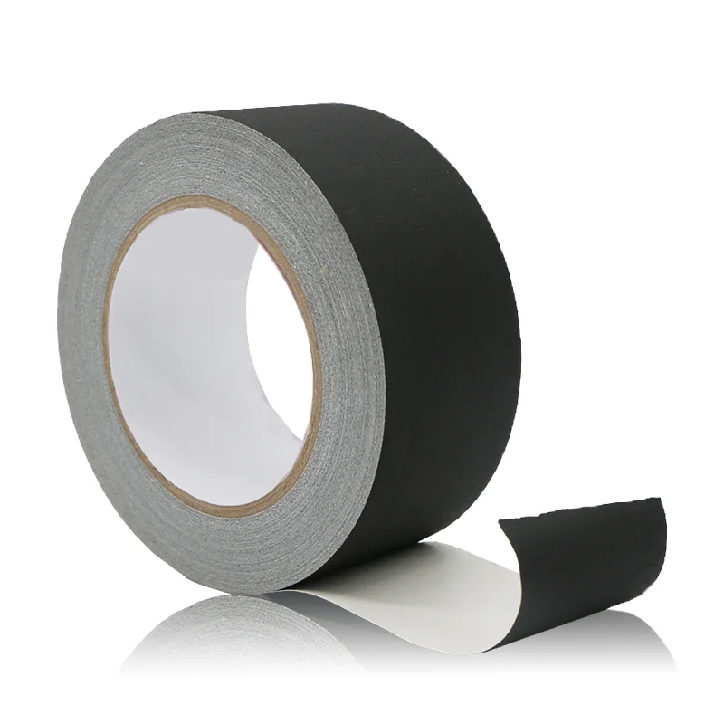 Black 2" X60yds Gaffer Cloth Tape Duck Duct Waterproof Heavy Duty ...