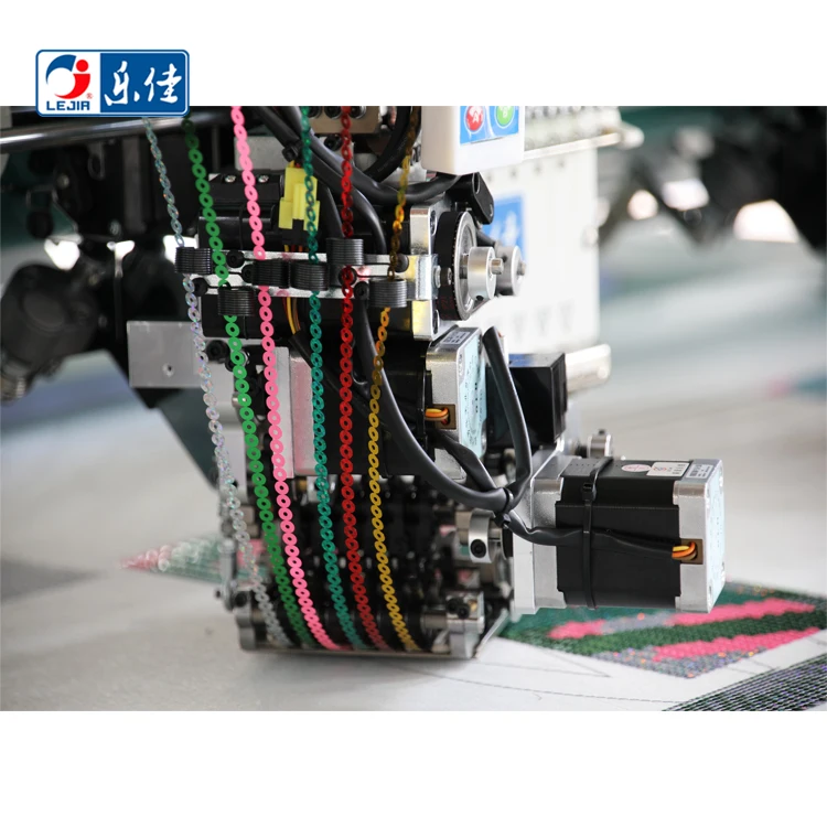 Lejia Sequins Computerized  High Speed Cheap Embroidery Machines