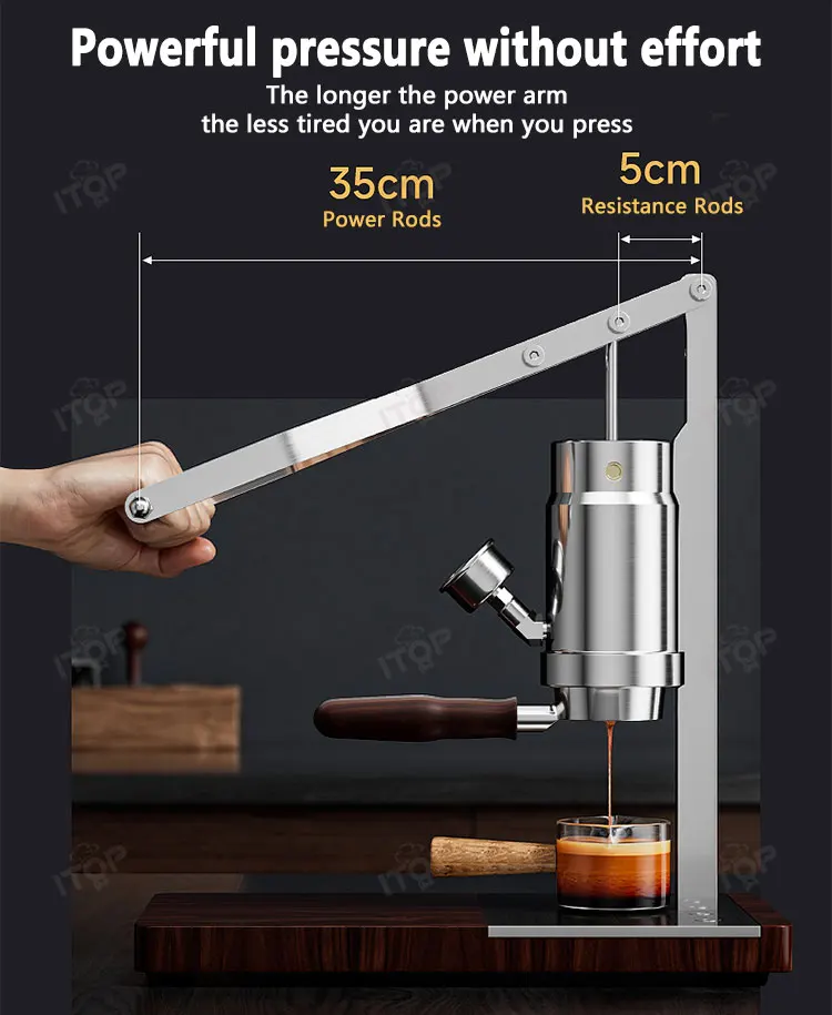 For Home Use Manual 116bar Mini Portable Coffee Hand Press Espresso