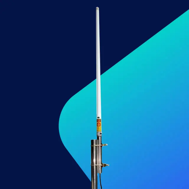 N-Female 2.4m Height 8dBi Gain 606-678MHz Coastal Base Station Antenna