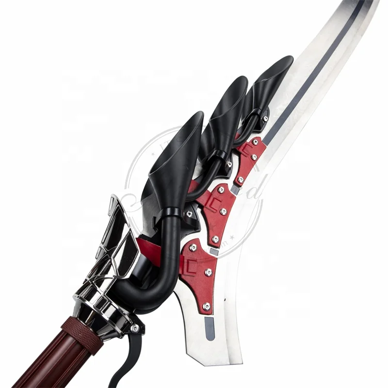 DMC Devil May Cry 5 Nero Cosplay Weapon Replica Red Queen Real Sword