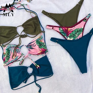 MLY Wholesale Luxury Bathing Suits Sexy Triangle Woman Designer Sexi Bikini Bikini Set Swimsuits Famous Brands Swimwear