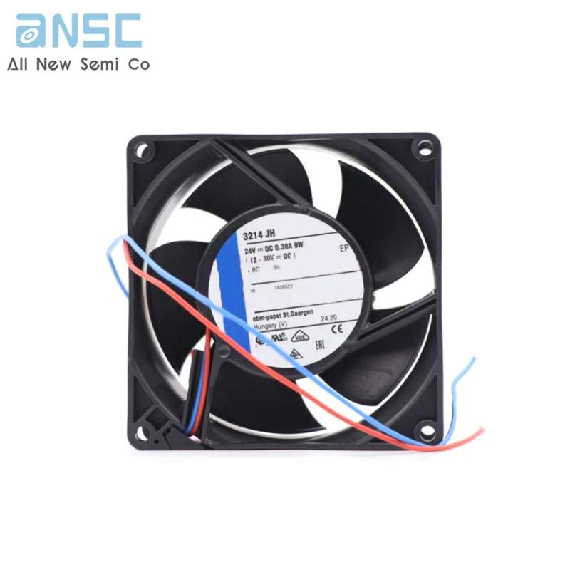 Original Axial fan 3214JH 92*92*38MM 24V 9W