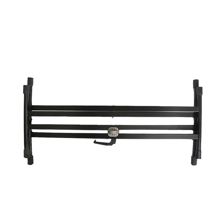 Фабричная двойная подставка для клавиатуры, складная двойная подставка для музыкальной клавиатуры с регулируемой высотой