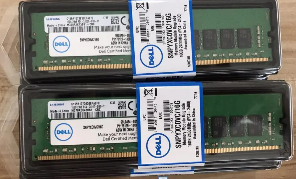 
Рекламная Высококачественная Серверная оперативная Память DELL DDR4 8 Гб Ram 2400 МГц 